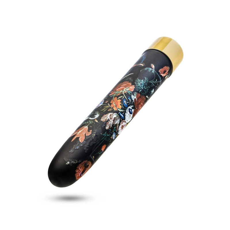 Wibrator Bountiful Flora - silnik RumbleTech, wodoodporność IPX7, długość całkowita 17,8 cm - 5