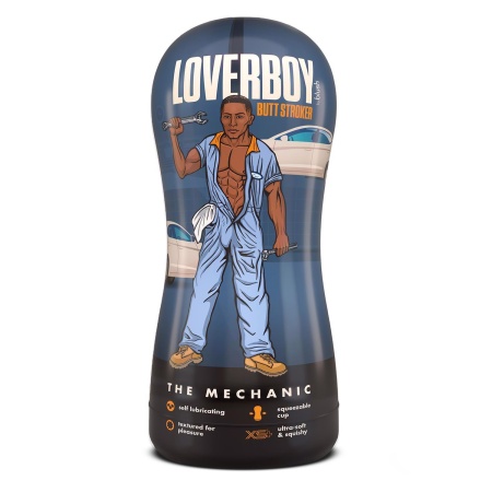 Masturbator THE MECHANIC - samosmarujący TPE, długość 17,7 cm - 1