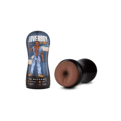 LOVERBOY THE MECHANIC SELF LUBRICATING STROKER BROWN - 1 2