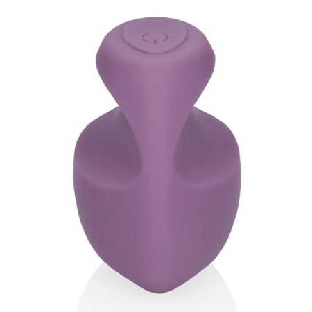 Wibrator na palec Mystic Purple - kompaktowa, dwuczęściowa konstrukcja z matowego silikonu - 1