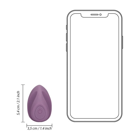 Wibrator na palec Mystic Purple - kompaktowa, dwuczęściowa konstrukcja z matowego silikonu - 9