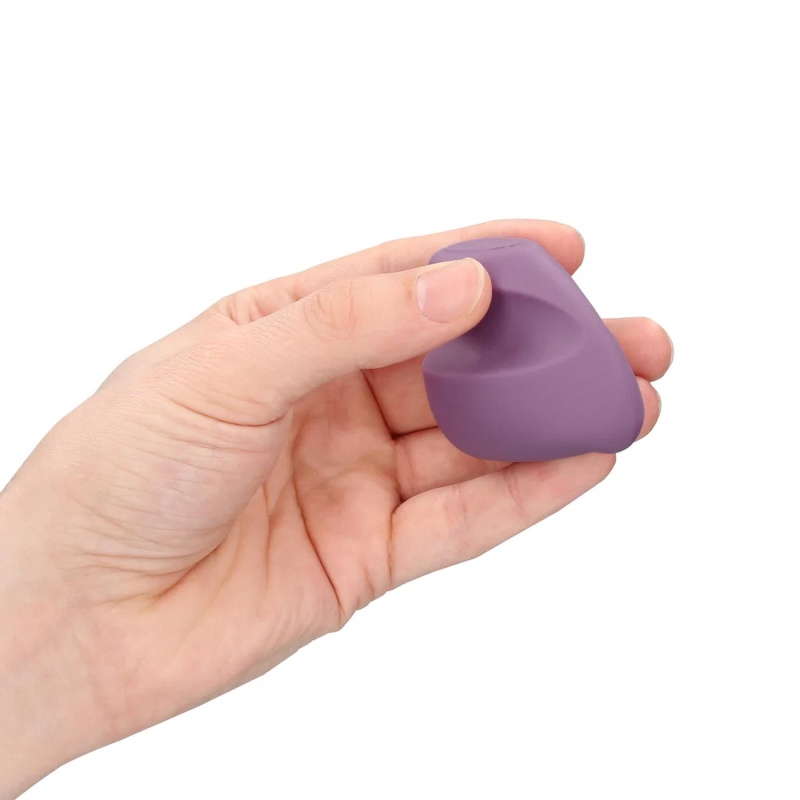 Wibrator na palec Mystic Purple - kompaktowa, dwuczęściowa konstrukcja z matowego silikonu - 10
