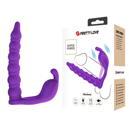 Wibrujący pierścień na penisa Blackney z 7 trybami wibracji - średnica 4,5 cm - 1