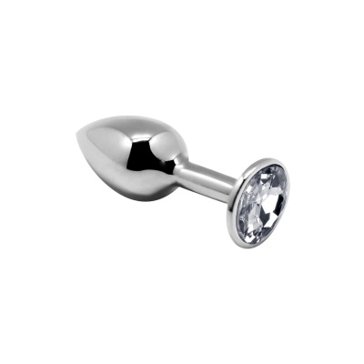 Mini Metal Butt Plug S clear - 1