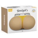 Masturbator Streetgirl's 11 Beżowy z Podwójną Stymulacją 23,5 cm - 1