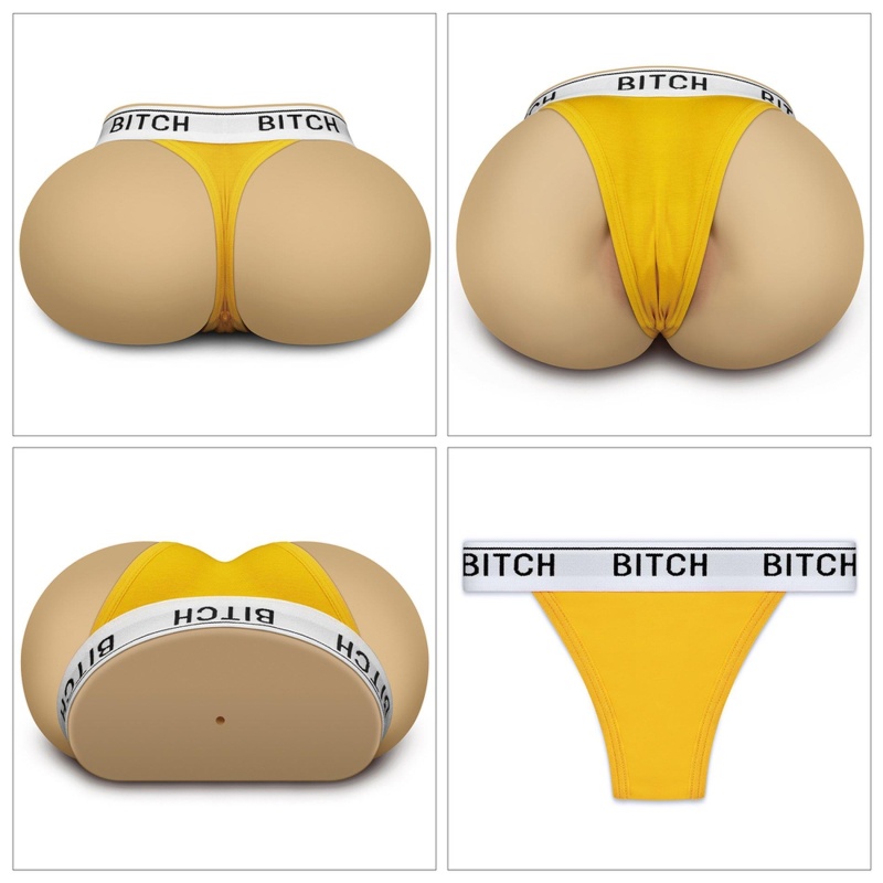 Masturbator Streetgirl's 11 Beżowy z Podwójną Stymulacją 23,5 cm - 3