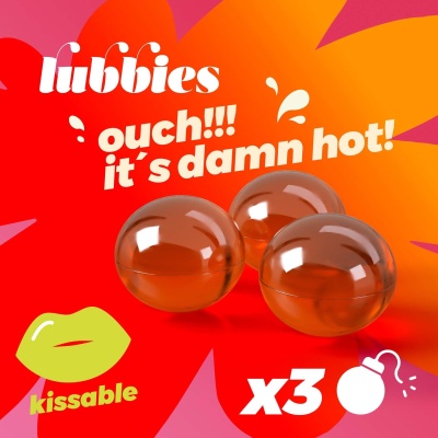 Lubbies Hot Oil Balls – 3 rozgrzewające kulki olejowe - 1 2
