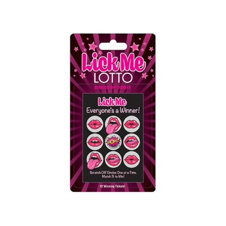 Lick Me Lotto – 12 unique tickets - 1