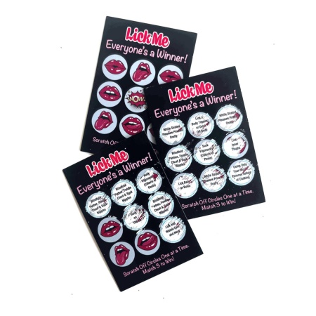 Lick Me Lotto – 12 unique tickets - 2
