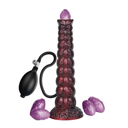 Dildo silikonowe Power Monsters Voidclaw Brute z regulacją obwodu, 29 cm - 3