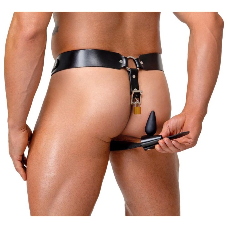 Men's Leather Jockstrap - 4