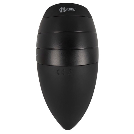 Masturbator wibracyjny Rebel do stymulacji żołędzi z elastycznymi skrzydełkami, 13 cm - 3