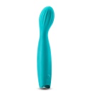Wibrator PIXIE TEAL - elastyczny, zakrzywiony stymulator punktu G, 17,3 cm - 2