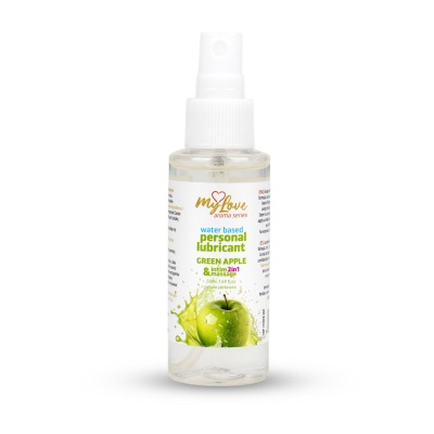 Żel intymny i do masażu 2w1 Aroma Series Green Apple 50 ml - 1