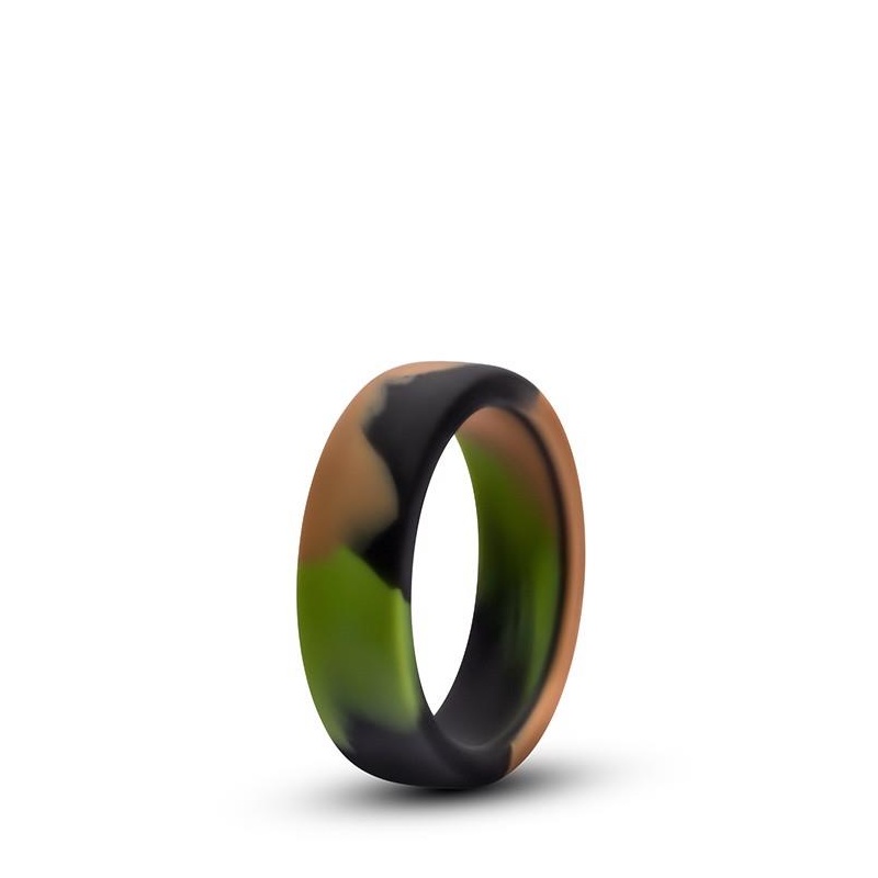 Pierścień na prącie Performance Silicone Camo - płaski, elastyczny silikon, średnica wewnętrzna 3,8 cm, szerokość 1,27 cm - 2
