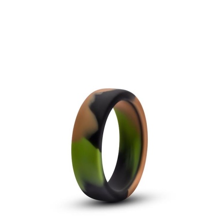 Pierścień na prącie Performance Silicone Camo - płaski, elastyczny silikon, średnica wewnętrzna 3,8 cm, szerokość 1,27 cm - 2