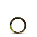 Pierścień na prącie Performance Silicone Camo - płaski, elastyczny silikon, średnica wewnętrzna 3,8 cm, szerokość 1,27 cm - 3
