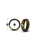 Pierścień na prącie Performance Silicone Camo - płaski, elastyczny silikon, średnica wewnętrzna 3,8 cm, szerokość 1,27 cm - 4
