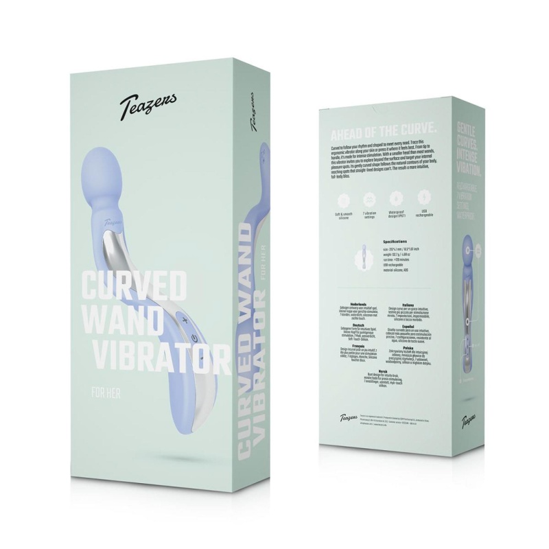 Teazers – Curved Wand Vibrator – Lavender - 8