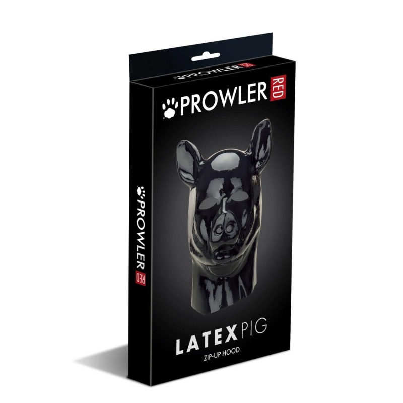 Prowler RED Latex Pig Hood - 1