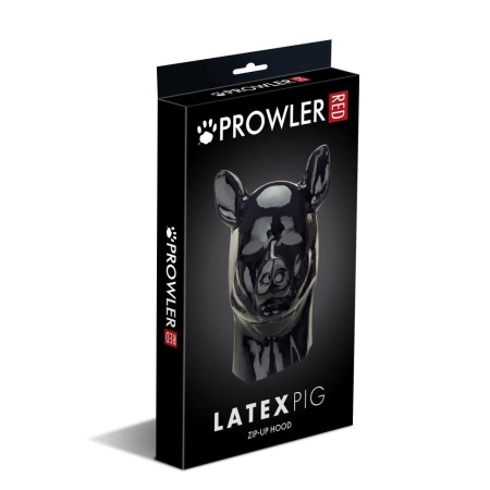 Prowler RED Latex Pig Hood - 1