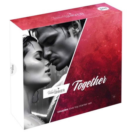 Zestaw dla par Magic Shiver Together – 5 akcesoriów, w tym wibrator z pierścieniem i dildo o długości penetracji 16,6 cm - 1