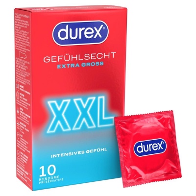 Durex Gefühlsecht Extra Gross 10 - 1 2