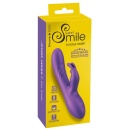 Wibrator z króliczkiem Flexible Rabbit - elastyczna podwójna stymulacja, 2 niezależne silniki, silikon metaliczny, 18,3 cm - 1