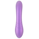 Wibrator z króliczkiem Flexible Rabbit - elastyczna podwójna stymulacja, 2 niezależne silniki, silikon metaliczny, 18,3 cm - 5