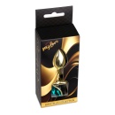 Biżuteria analna Gold Heart Plug - stal nierdzewna, zielony kamień szklany w kształcie serca, długość 7 cm, średnica 2,7 cm - 7