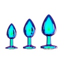 Venice Collection - Metal Anal Plug Set - Iridescent - 3