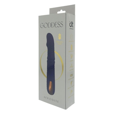 GODDESS AFRODITE UP AND DOWN VIBRATOR WITH ROTATING BEADS - 1