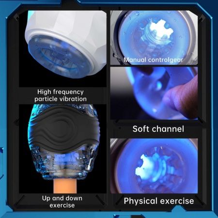 VIBRATING BALL MALE STROKER - 5