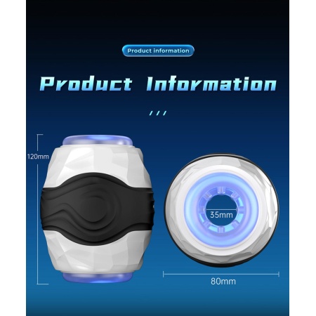 VIBRATING BALL MALE STROKER - 7