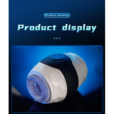 VIBRATING BALL MALE STROKER - 8