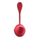 Wibrator jajeczko Shiny Petal Connect App - owalny, giętki trzon 7 cm do stymulacji punktu G - 3