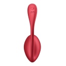 Wibrator jajeczko Shiny Petal Connect App - owalny, giętki trzon 7 cm do stymulacji punktu G - 4