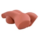 Masturbator Perfect 10 Torso Tan – realistyczny tułów z pochwą i odbytem, 44,5 cm - 5