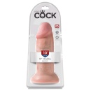 Dildo King Cock 10in. Chubby – Twardy rdzeń, przyssawka, dł. 25,4 cm, śr. 7,6 cm - 1