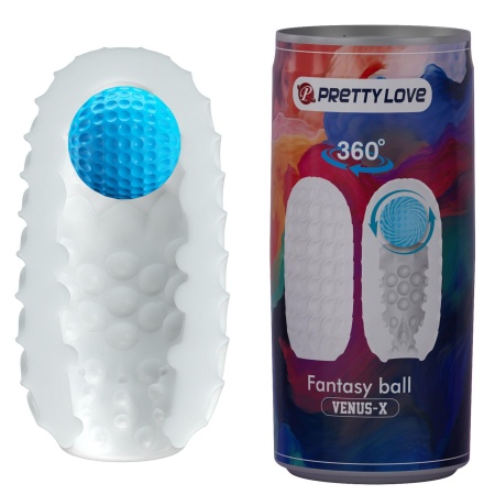 Masturbator Fantasy Ball VENUS-X z wewnętrzną kulką masującą - 1
