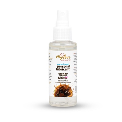 Wodny lubrykant do masażu i stosunków intymnych Aroma Series Intim&Massage 2in1 Chocolate Caramel 50 ml - 1