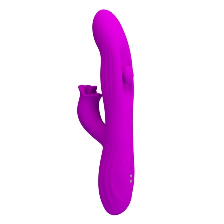 Wibrator króliczek Yalanda Purple - nodding, 9 trybów wibracji, wyświetlacz LED, 23,9 cm - 4