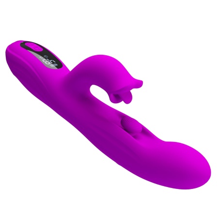 Wibrator króliczek Yalanda Purple - nodding, 9 trybów wibracji, wyświetlacz LED, 23,9 cm - 6