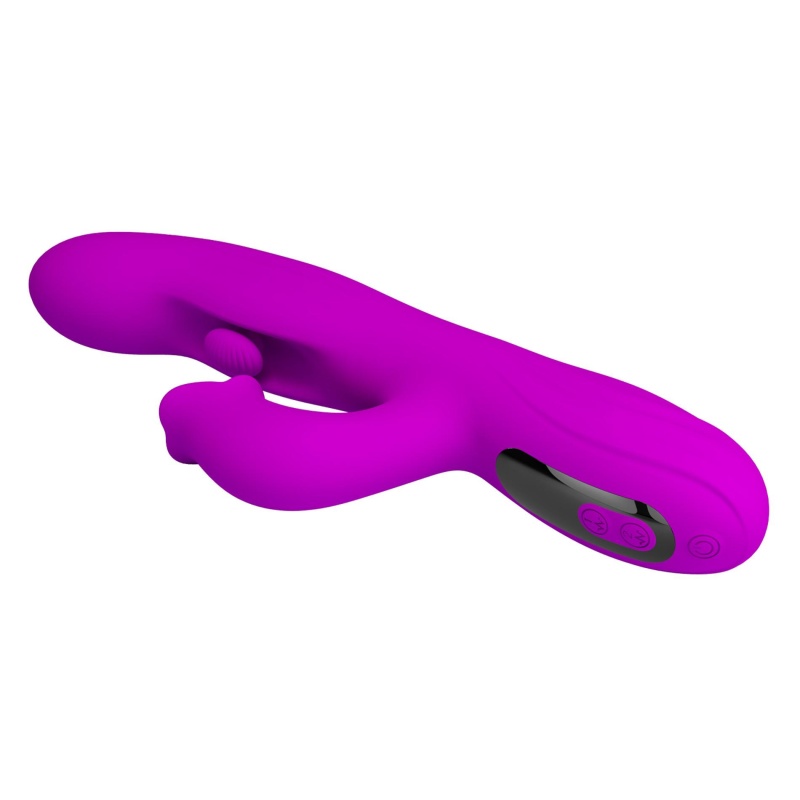 Wibrator króliczek Yalanda Purple - nodding, 9 trybów wibracji, wyświetlacz LED, 23,9 cm - 7