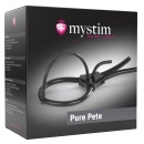 Elektrostymulacyjny pasek na żołądź Pure Pete z regulacją do 7,5 cm i wtykiem 2 mm - 1