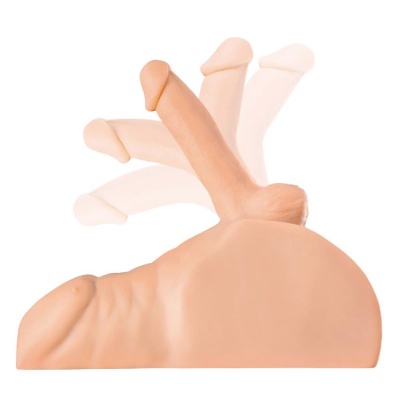 Tors męski Perfect Ride Light z ruchomym penisem 33,3 cm - 1 2