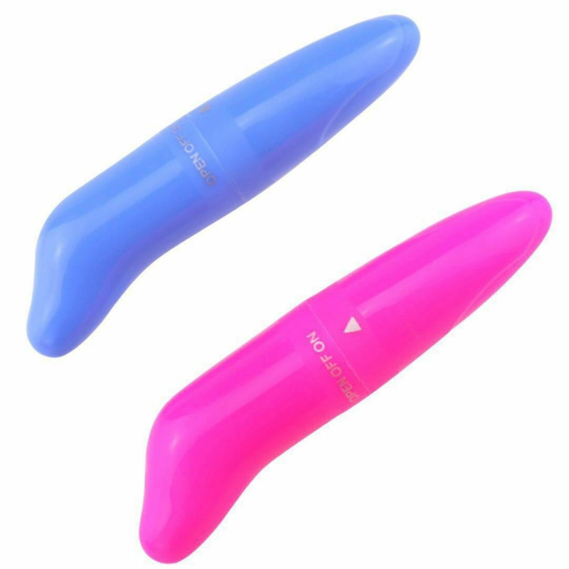 Mini wibrator punktu G LS45 niebieski, 11,5 cm - 4