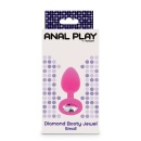 Korek analny Diamond Booty Jewel Small ze zwężaną końcówką, 7 cm długości - 2