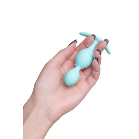 Korek analny ToDo Anal Plug Roll - gładki, wodoodporny, 9,2 cm, średnica 2,7 cm, bez wibracji - 5