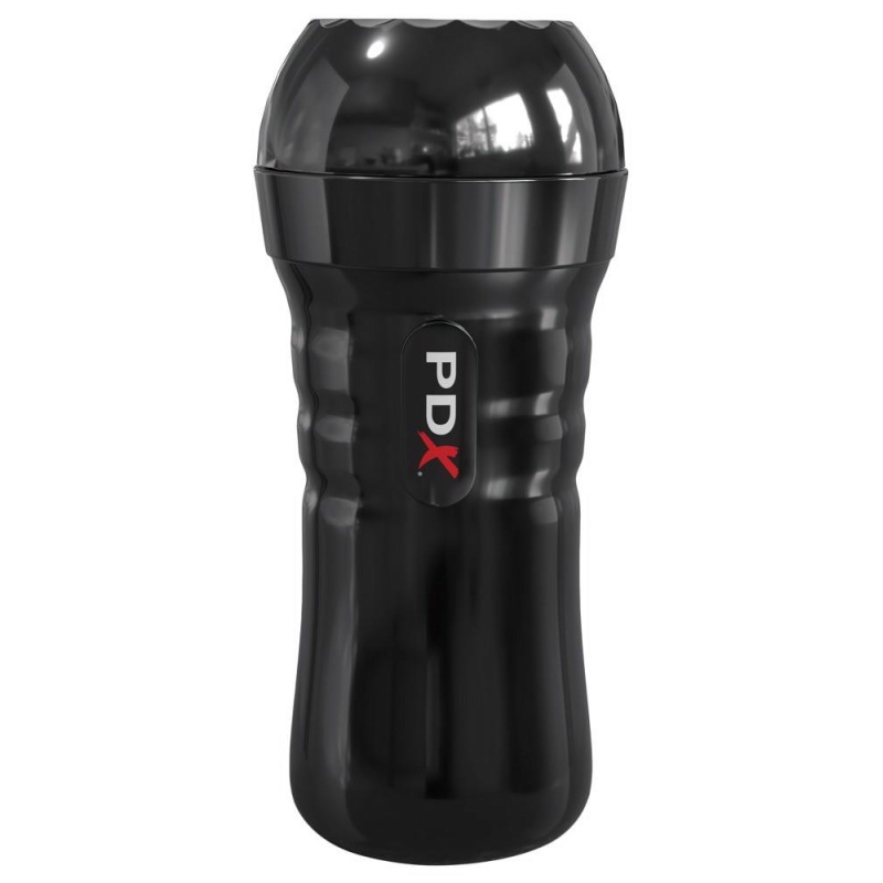 Masturbator PDX Extreme Wet Pussies Super Luscious Lips – samonawilżający rękaw Fanta Flesh, 21,6 cm - 5